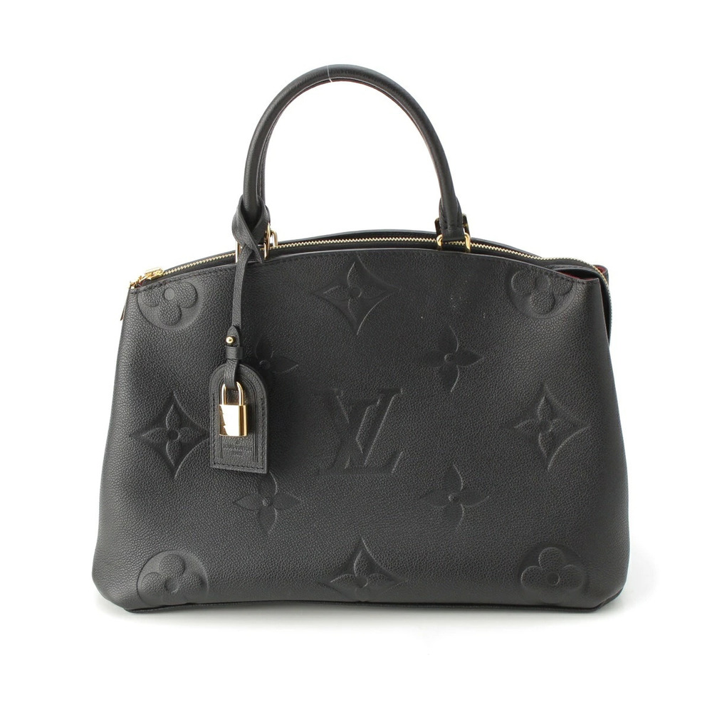 Louis Vuitton Grand Palais Monogram Empreinte Handbag Black